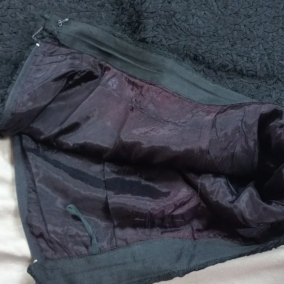 Vintage grosgrain ribbons skirt. minimalist - Picture 4 of 6